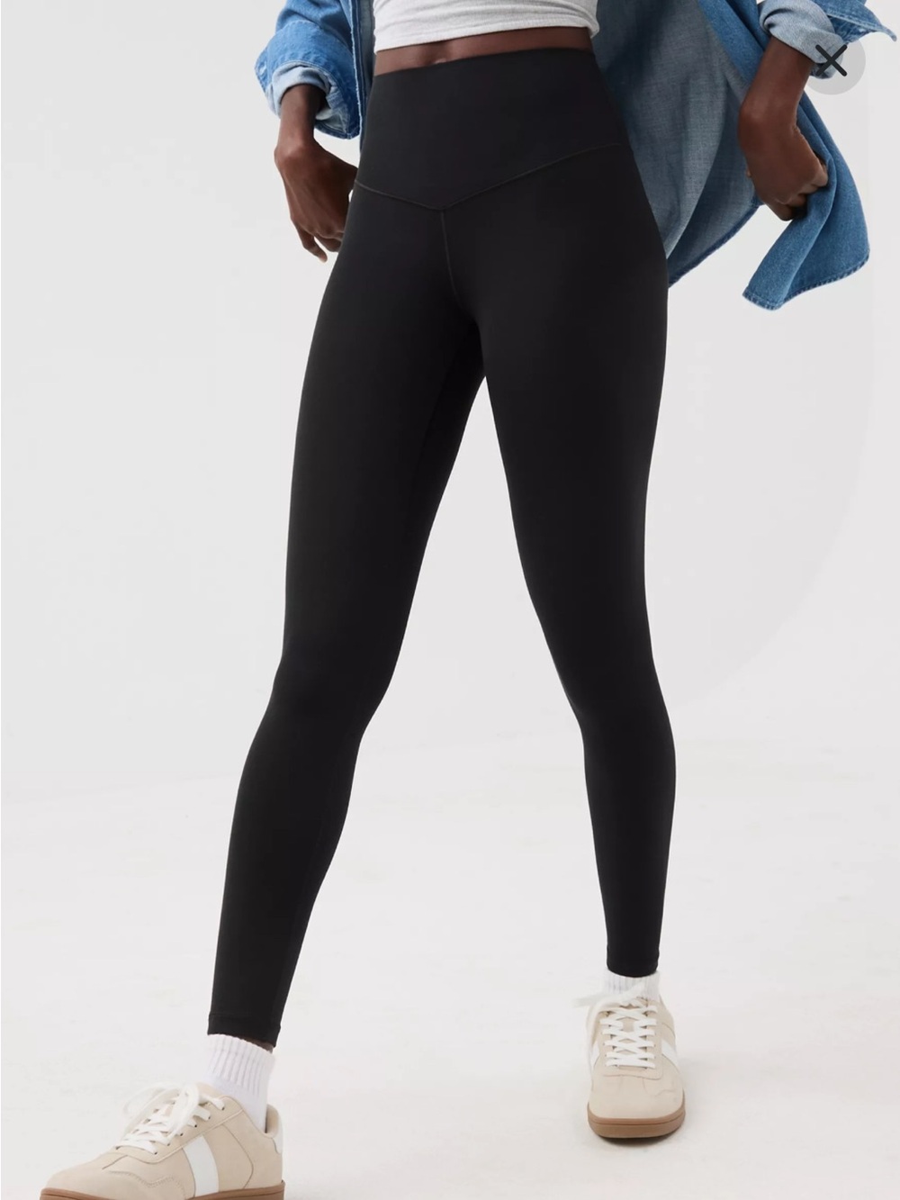 aerie Navy High-Rise Leggings